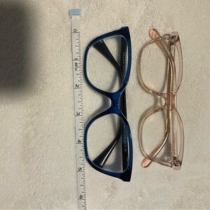 Blue and Pink Glasses Set